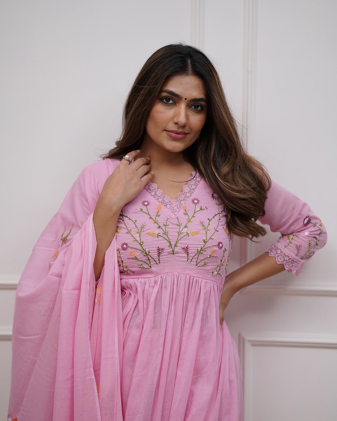 Beautiful And Elegant In Our Best Cotton Suit Set.